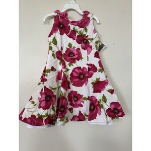Polly Flinders Girls Dress Vintage Floral Cute Size 5 Spring Easter Event